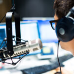 Micrófono y auriculares