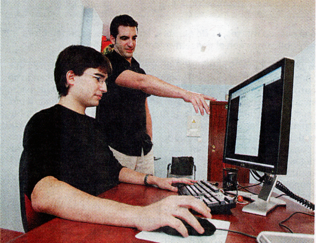 Fotografia donde salen Daniel y Pablo Sánchez de <span class=