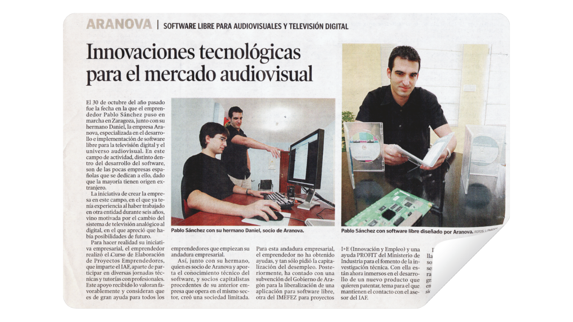 Imagen de recorte de periodico